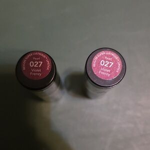 2x-Revlon Super Lustrous Lipstick #027 Violet Frenzy Makeup